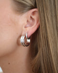 Cova Earrings | White Gold