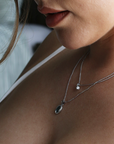 Selena Necklace | White Gold